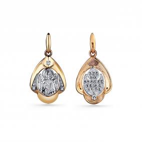 Серебряная подвеска GRIGORIEV Г10-20-0075(с)-Ангел Хранитель с фианитом Г10-20-0075(с)-Ангел Хранитель фото